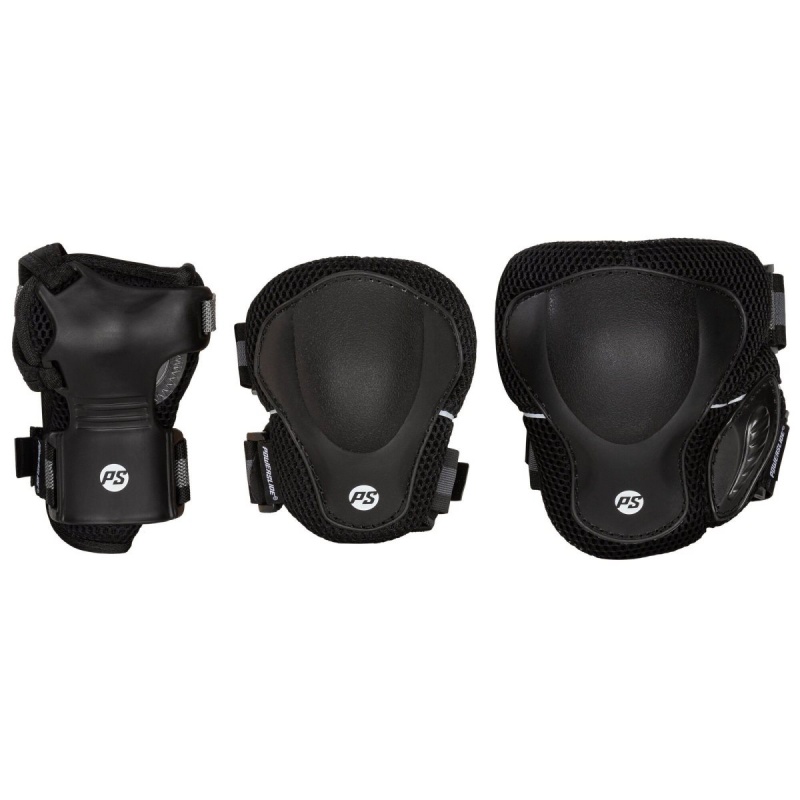 Powerslide Pro Set Schutz Herren Schwarz | OIH-561298