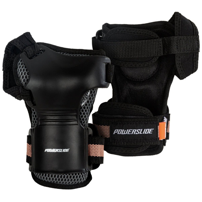 Powerslide Pro Wristguard Schutz Herren Grau Türkis | UXB-452796