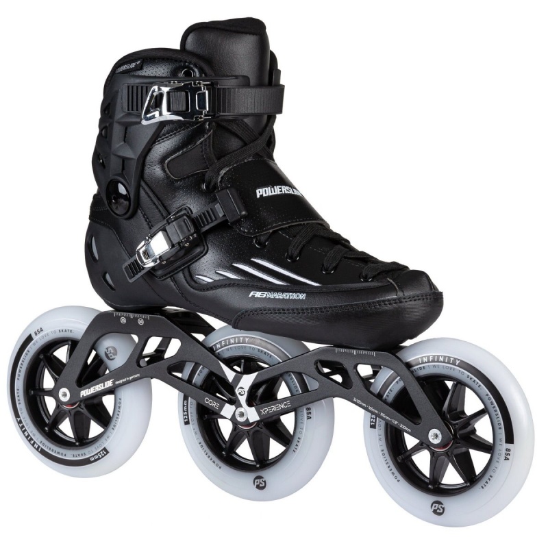 Powerslide R6 Marathon Inline Skates Herren Schwarz | GWL-529837