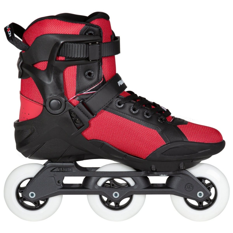 Powerslide Radon 3x90 Men Inline Skates Herren Schwarz Rot | KYU-912870