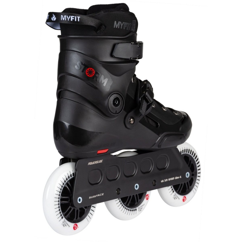 Powerslide Storm 110 Inline Skates Herren Schwarz | XRA-358412