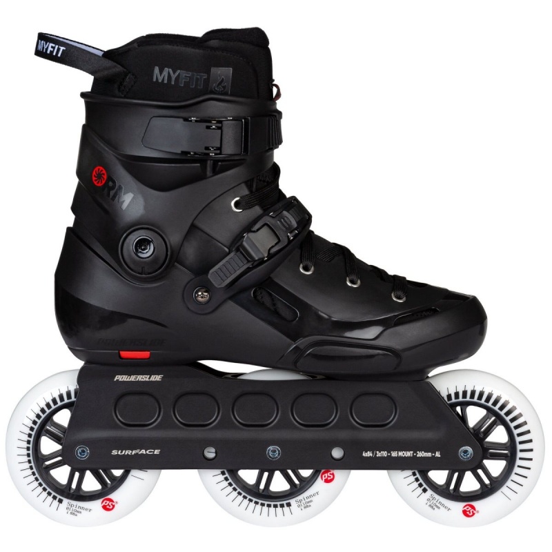 Powerslide Storm 110 Inline Skates Herren Schwarz | XRA-358412