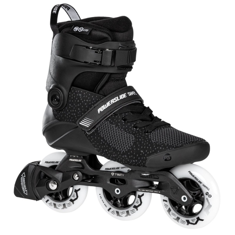 Powerslide Swell Lite 100 Inline Skates Herren Schwarz | EKA-574319