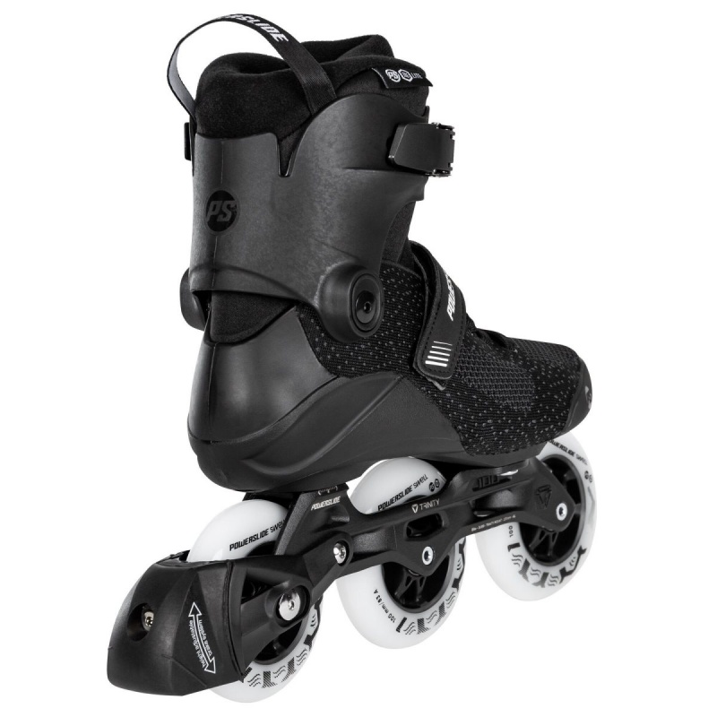 Powerslide Swell Lite 100 Inline Skates Herren Schwarz | EKA-574319