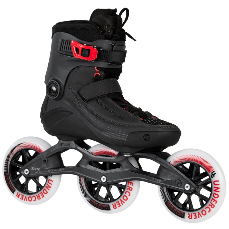 Powerslide Swell Stellar Straßen 125 Inline Skates Herren Schwarz Grau | MNW-513479