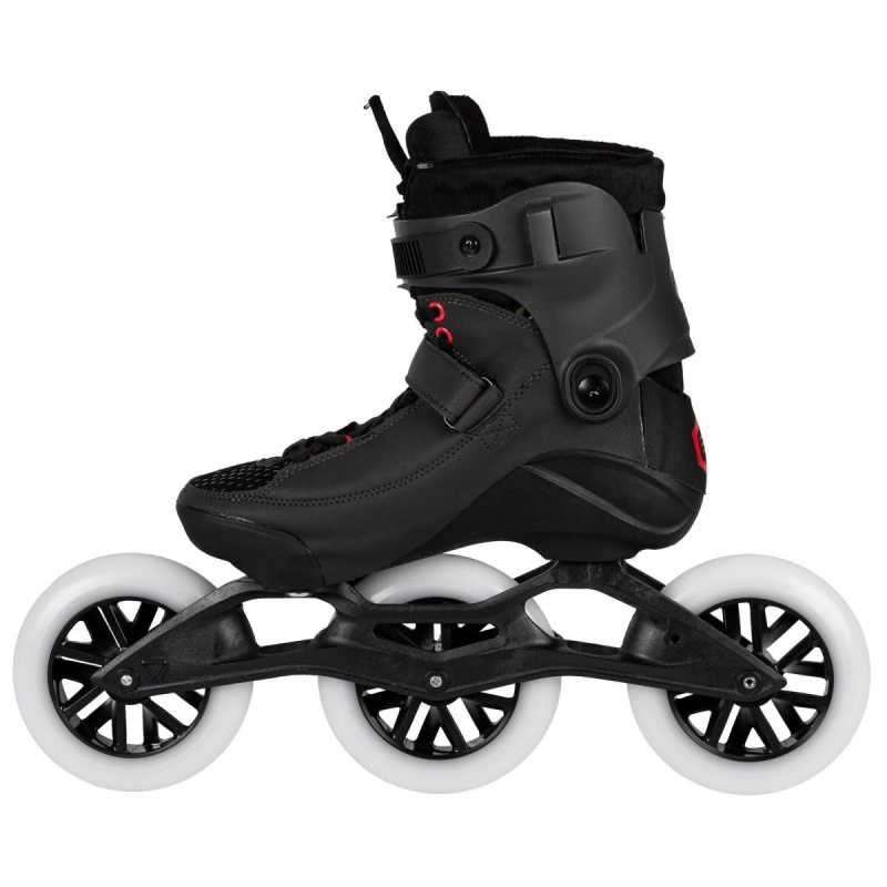 Powerslide Swell Stellar Straßen 125 Inline Skates Herren Schwarz Grau | MNW-513479