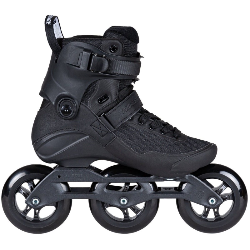 Powerslide Swell Triple Syncro 110 Inline Skates Herren Schwarz | KEX-746925