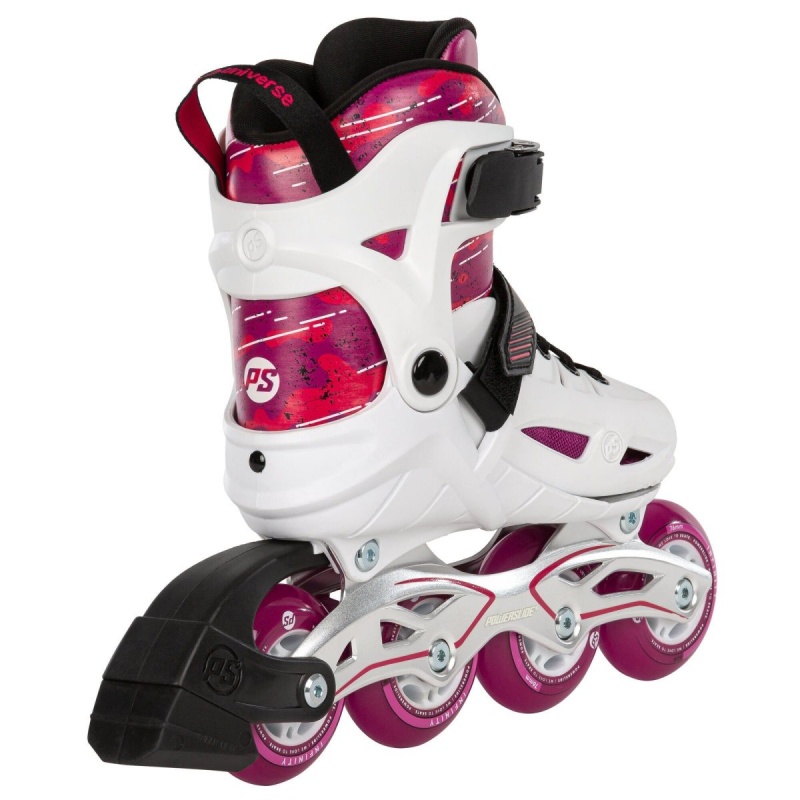 Powerslide Universe 4W adj. Inline Skates Kinder Rosa | ZGX-712635