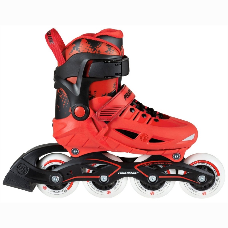 Powerslide Universe 4W adj. Inline Skates Kinder Rot | ARK-253941