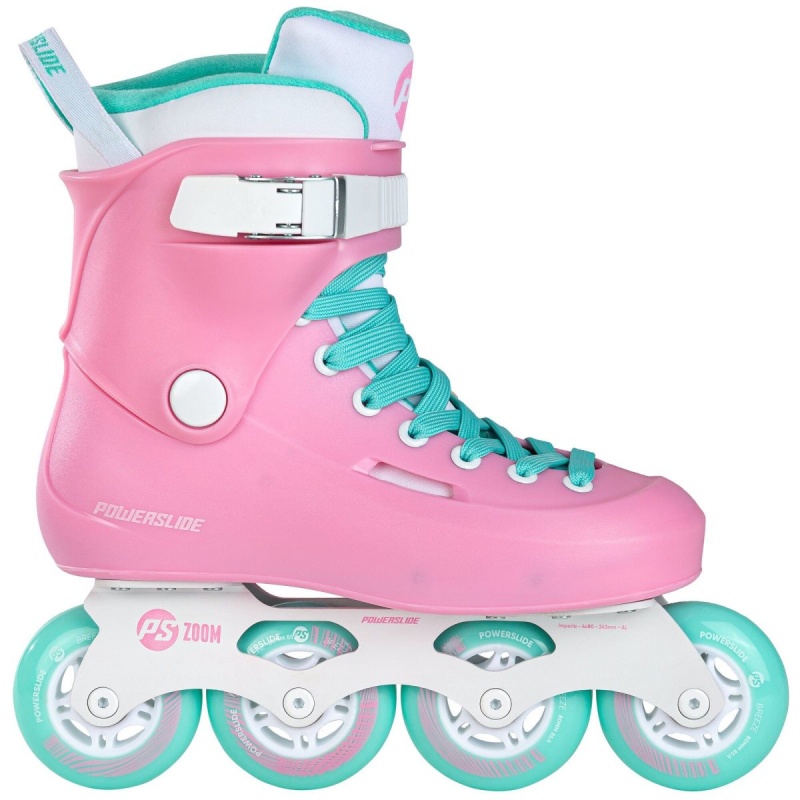 Powerslide Zoom Baumwoll Candy 80 Inline Skates Herren Rosa | RVL-782053