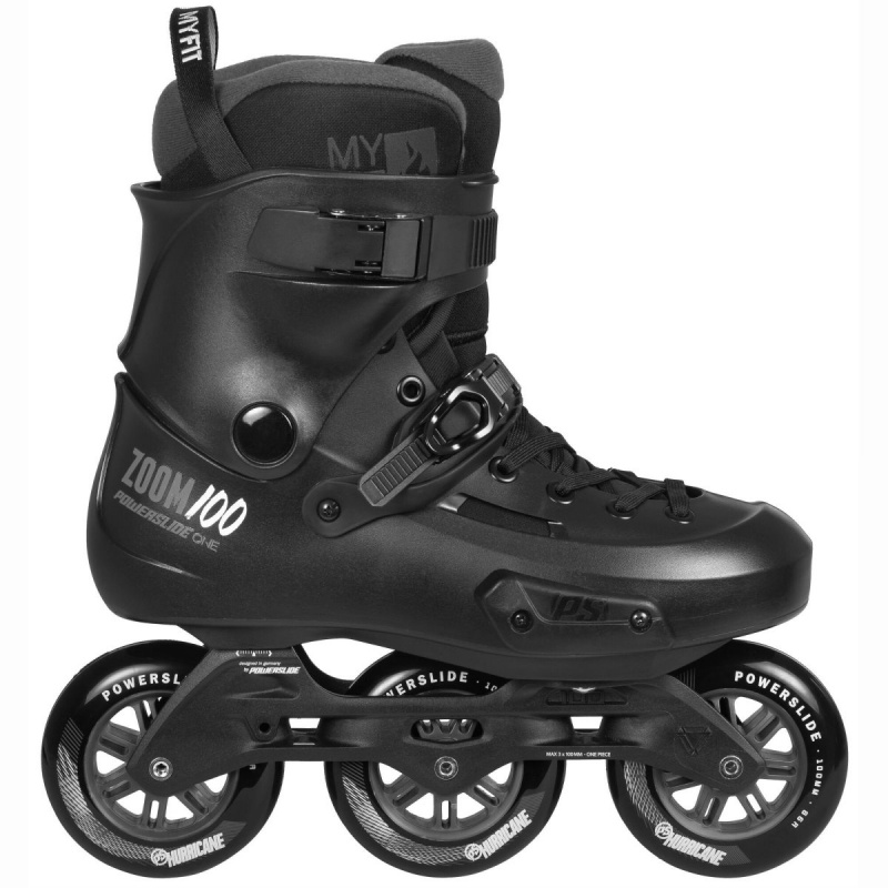 Powerslide Zoom Pro 100 Inline Skates Herren Schwarz | BZP-235190