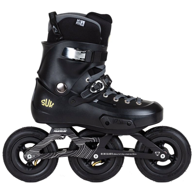 Powerslide Zoom Renegade 125 Inline Skates Herren Schwarz | NJT-285473